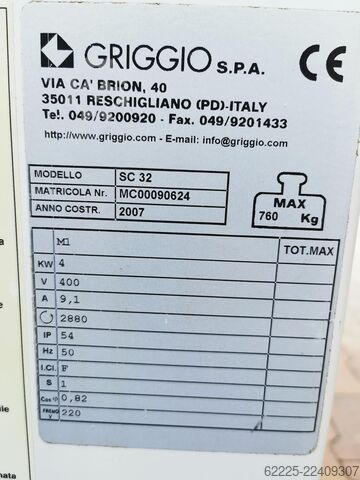 Griggio panel saw Griggio SC 32