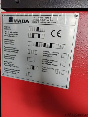 Hydr. Press brake AMADA RG 25-12