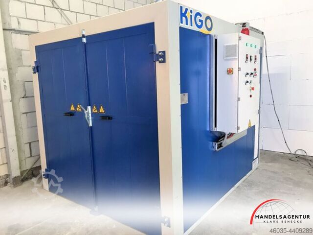 Pulverofen / Einbrennofen el. oder Gas Handelsagentur Klaus Benecke Ofen 1,5m bis 6,5m Länge
