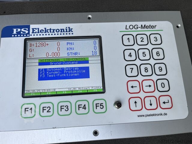 Mobile Entrindungsmaschine Wiedemann 1000