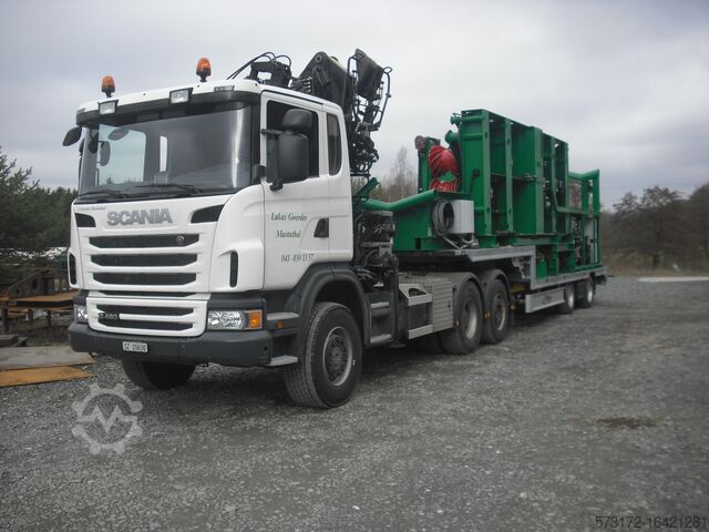 Mobile Entrindungsmaschine Wiedemann 1000