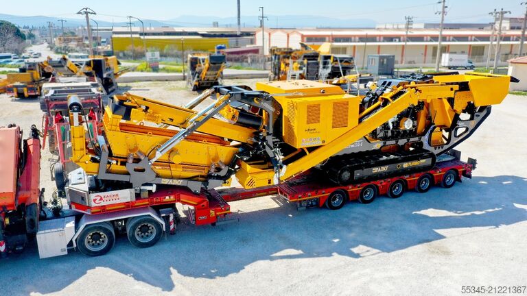 Brechanlage FABO Mobile impact crusher with screen