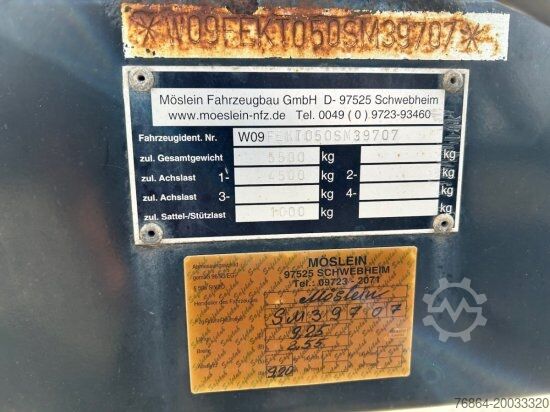 Box trailer MöSLEIN EK1-D SCHWEBHEIM DURCHLADER, ANHäNGER