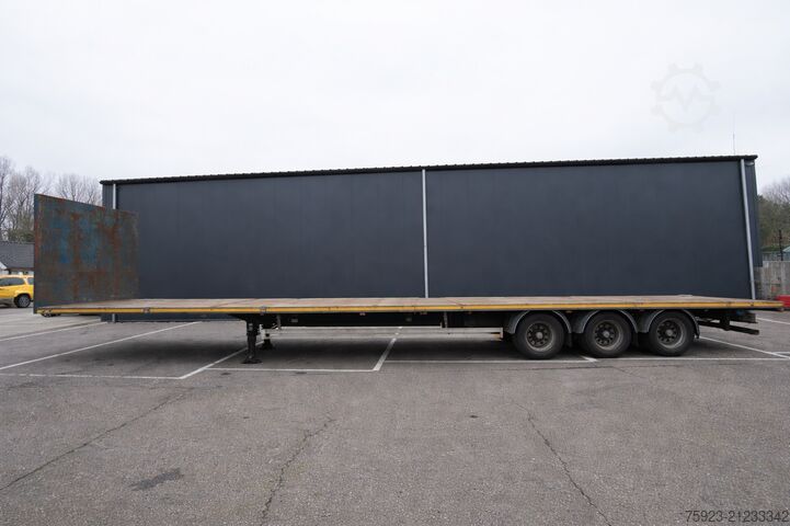 Plattformanhänger Pacton Flatbed trailer with twistlocks