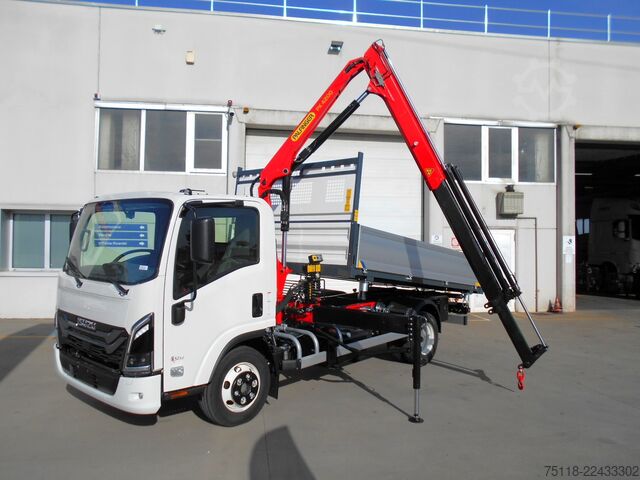 Transporter mit Kipper Isuzu M30 (7,5 ton) - GRU E RIBALTABILE