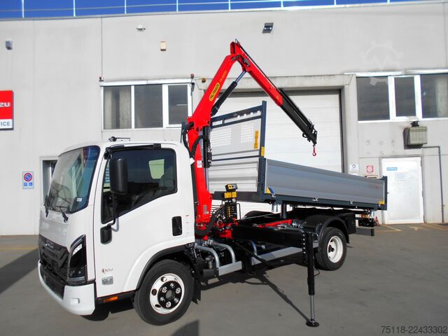 Transporter mit Kipper Isuzu M30 (7,5 ton) - GRU E RIBALTABILE