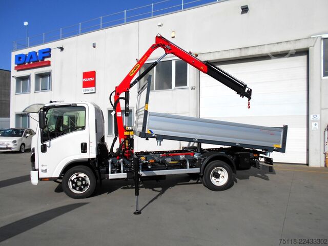 Transporter mit Kipper Isuzu M30 (7,5 ton) - GRU E RIBALTABILE