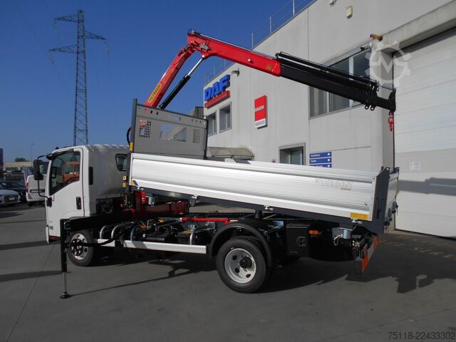 Transporter mit Kipper Isuzu M30 (7,5 ton) - GRU E RIBALTABILE