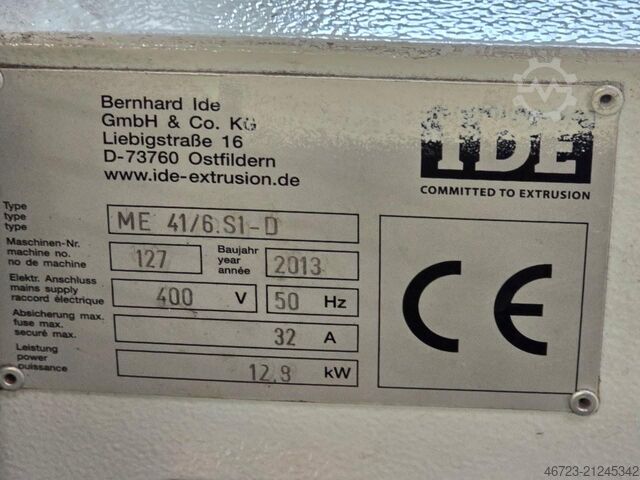 Plastic production line KRAUS - MAFFEI KMD 75 XS/P
