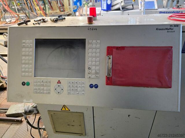 Plastic production line KRAUS - MAFFEI KMD 75 XS/P