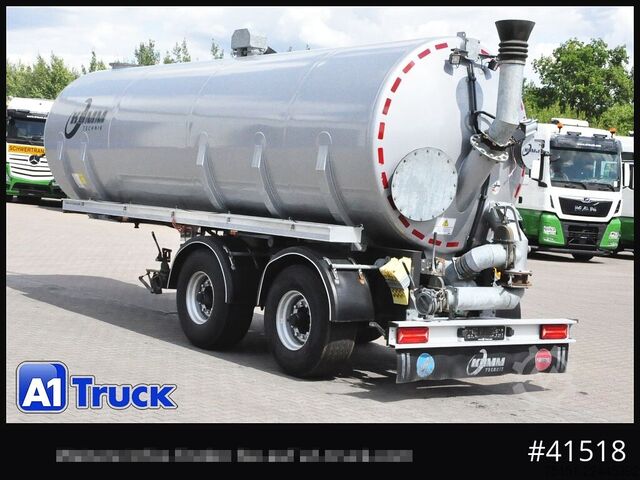 Tanker semitrailer SCHWARTE JANSKY Kumm Technik, KTD 28m³, Gülle, Vogelsang, Lenkachse,