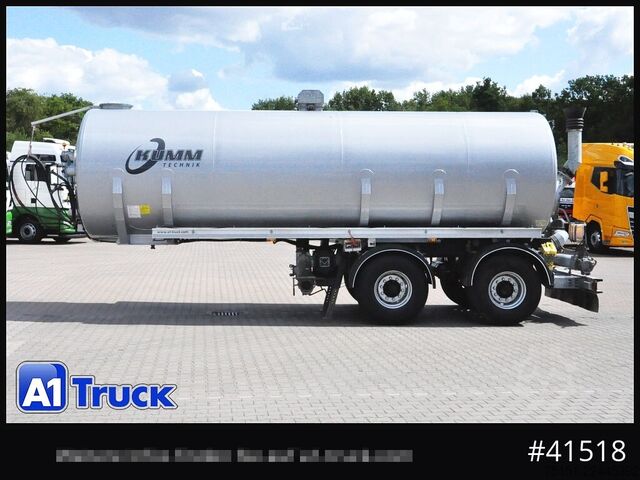 Tanker semitrailer SCHWARTE JANSKY Kumm Technik, KTD 28m³, Gülle, Vogelsang, Lenkachse,