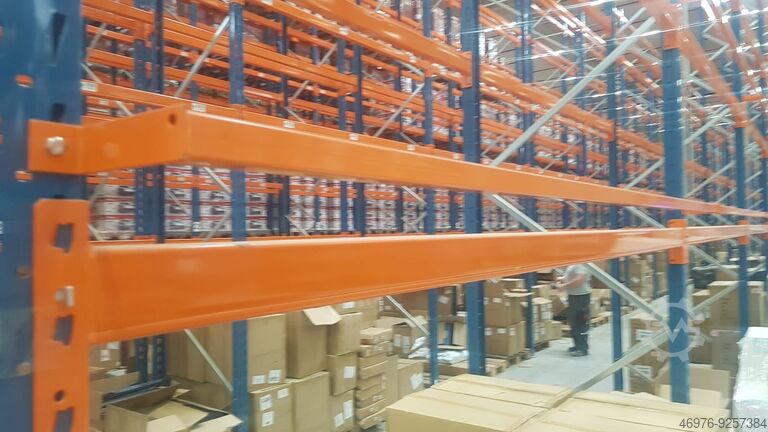 Durchschubsicherung Palettenregal Regal Feralco/ Lichte Weite: 2.710 mm/ Profilabmessung: 35 x 35 mm