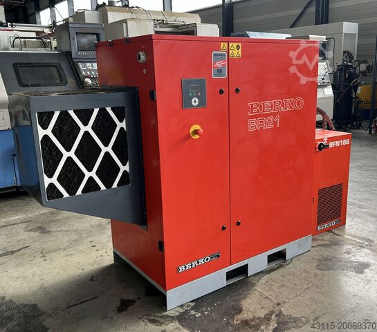 Schrauben-Kompressor Berko BR 21-10 + BFN186