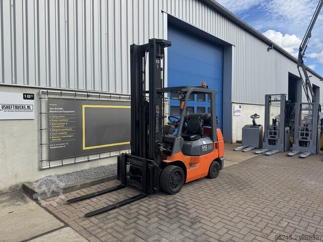 VS-22045 Triplex LPG Forklift Toyota Sidehift Freelift bj2001 TOYOTA 7FGCU30
