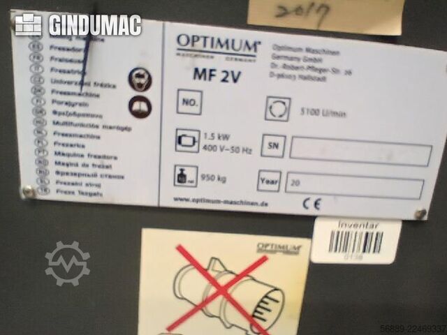 Optimum OPTImill MF 2V Optimum OPTImill MF 2V