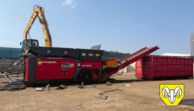 Zweiwellenzerkleinerer Hammel VB 750 D