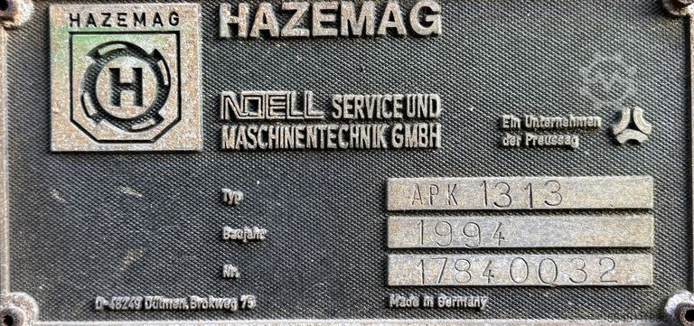 Impact Crusher Hazemag APK 1313