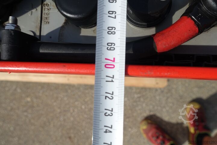 Forklift battery GRUMA 80Volt 620Ah DIN Trog 55%