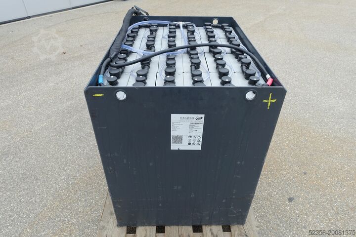 Battery, accumulator, forklift battery Stuba 48V 5PzS775 Staplerbatterie Gabelstapler