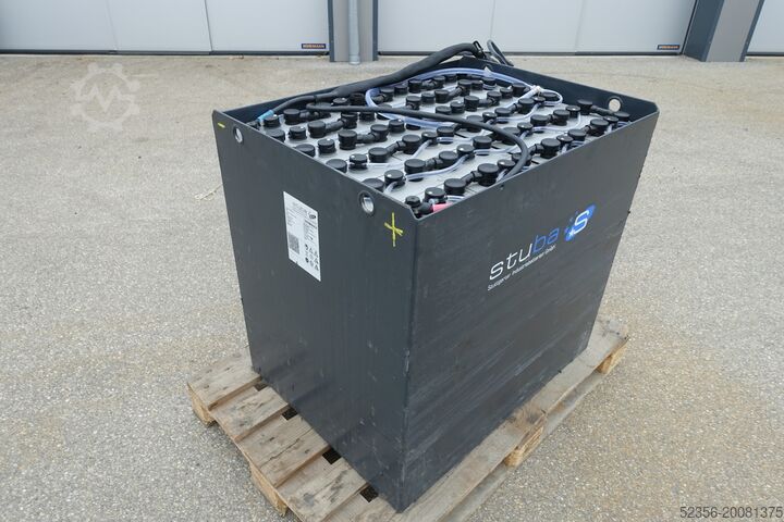 Battery, accumulator, forklift battery Stuba 48V 5PzS775 Staplerbatterie Gabelstapler