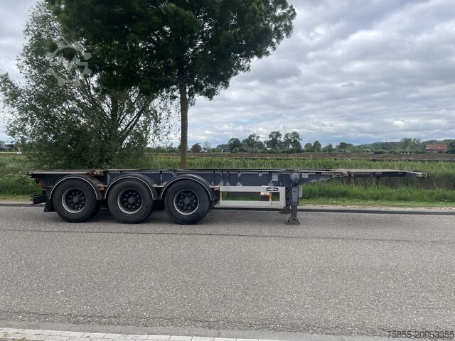 Container transport Van Hool 3B0070 20/30 FT Chassis / BPW Axles / Liftaxle ...