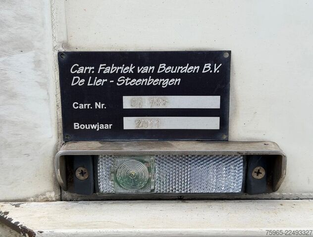 Kühlauflieger Burg O-3-42 VAN BEURDEN AIR CARGO ROLLERBEDS TAI