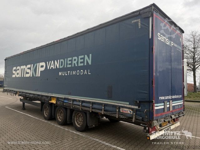 Auflieger mit Pritsche & Plane Schmitz Cargobull Curtainsider Mega