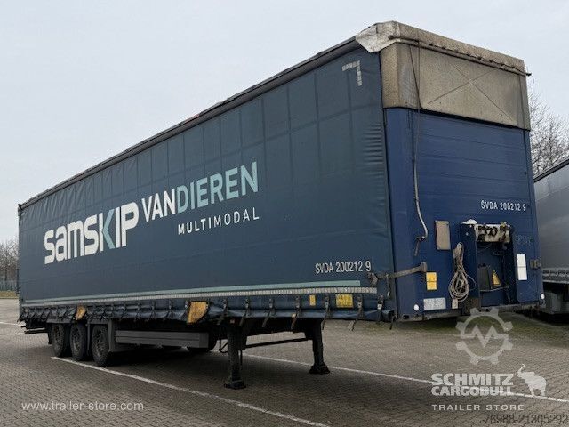 Auflieger mit Pritsche & Plane Schmitz Cargobull Curtainsider Mega
