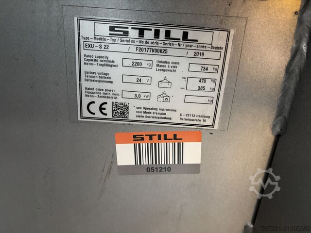 Elektrische Niederhubwagen Still EXU-S22