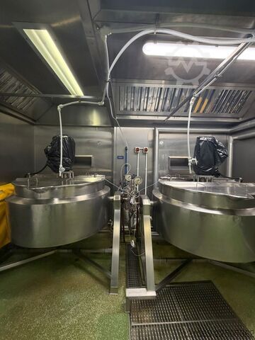 Cooking vessels 2 x 500L COOKING KETTLES JYGKJ 500L