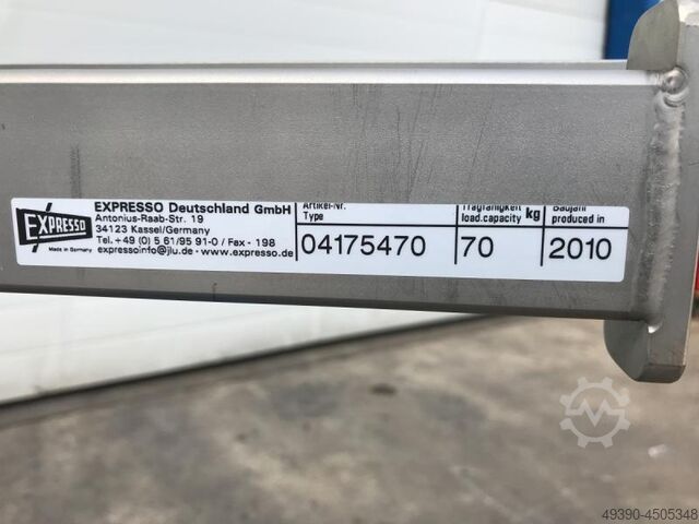 Elektro Ladelift - Gehstapler, Deichselstapler; für die ergonomische Handhabung kleiner Lasten, Gehs EXPRESSO Lift & Drive 175 (lift2move)