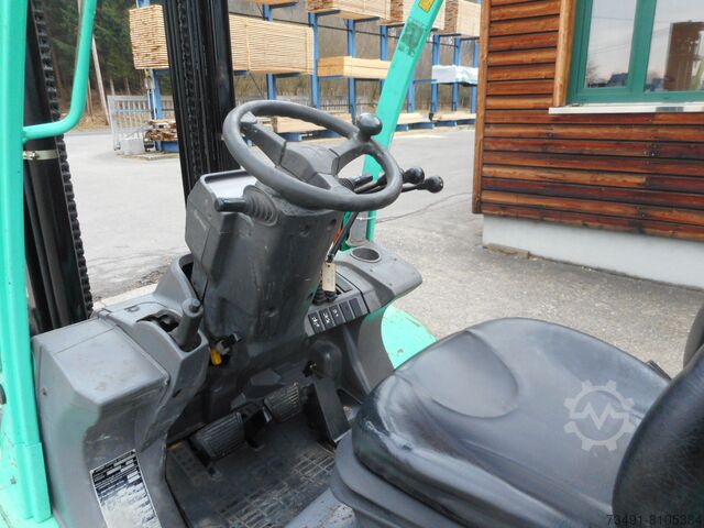 Frontloader Forklift Diesel Forklift Mitsubishi FD35N mit Zwillingsreifen