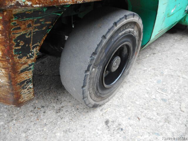 Frontloader Forklift Diesel Forklift Mitsubishi FD35N mit Zwillingsreifen