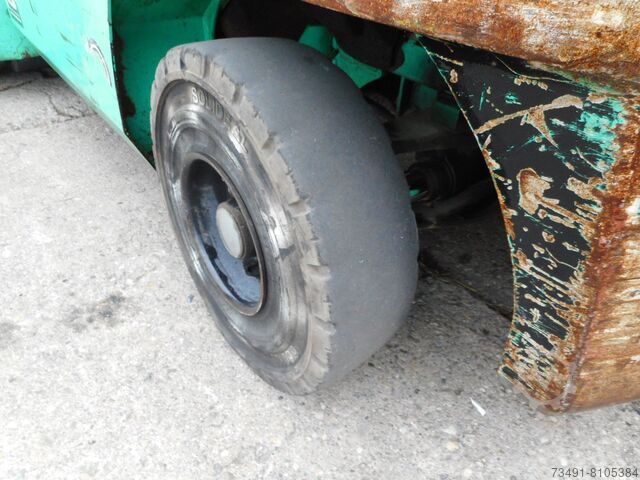 Frontloader Forklift Diesel Forklift Mitsubishi FD35N mit Zwillingsreifen