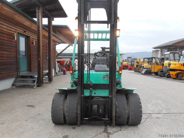 Frontloader Forklift Diesel Forklift Mitsubishi FD35N mit Zwillingsreifen