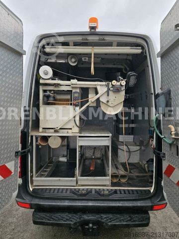 Vacuum tank truck MERCEDES-BENZ 515 CDI KANAL INSPEKTION