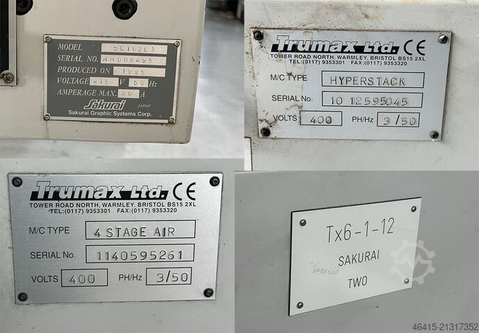 Siebdruckmaschine Sakurai SC 102 DX Trumax