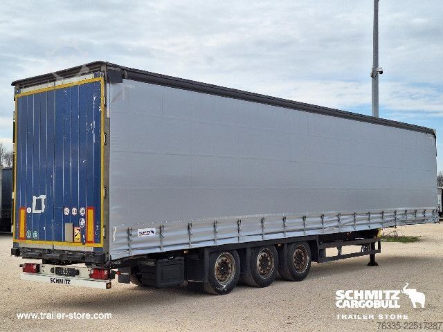 Open semitrailer with tarp Schmitz Cargobull Curtainsider Mega