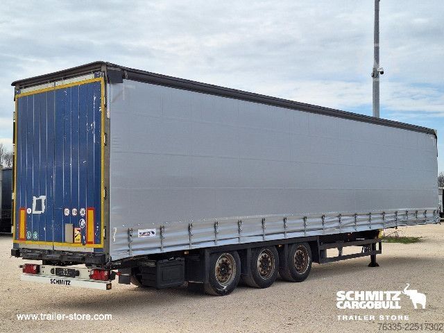 Open semitrailer with tarp Schmitz Cargobull Curtainsider Mega