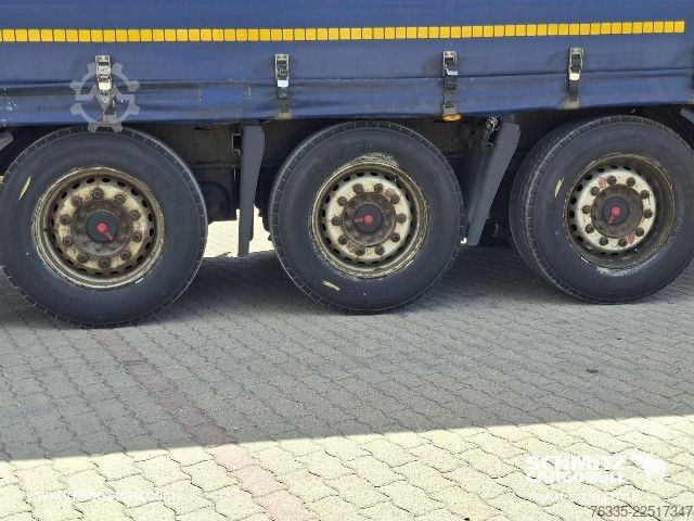 Open semitrailer with tarp Kögel Curtainsider Mega