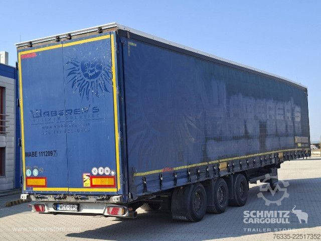 Open semitrailer with tarp Kögel Curtainsider Mega