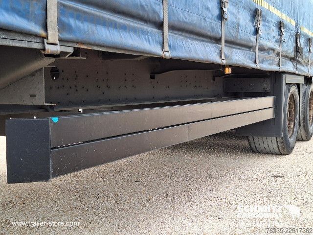 Open semitrailer with tarp Schmitz Cargobull Curtainsider Mega