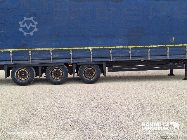 Auflieger mit Pritsche & Plane Schmitz Cargobull Curtainsider Mega