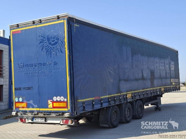 Open semitrailer with tarp Kögel Curtainsider Mega