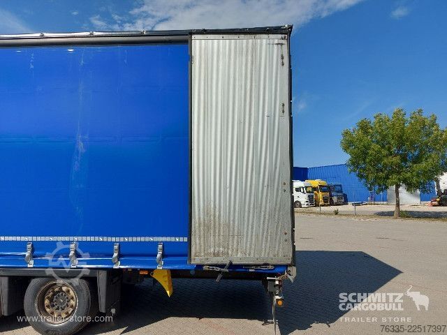 Open semitrailer with tarp Schmitz Cargobull Curtainsider Mega