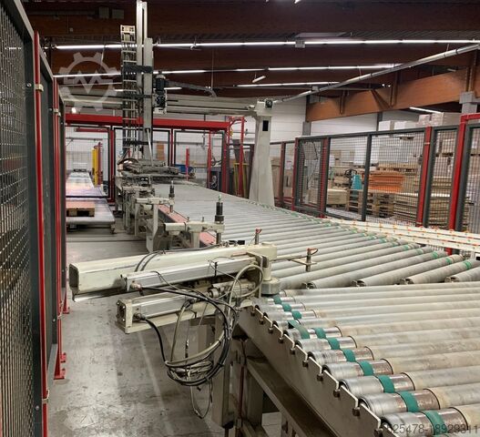 Feeding / stacking system Wamhoff Beschickung und Stapelanlage