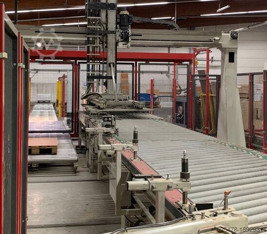 Feeding / stacking system Wamhoff Beschickung und Stapelanlage