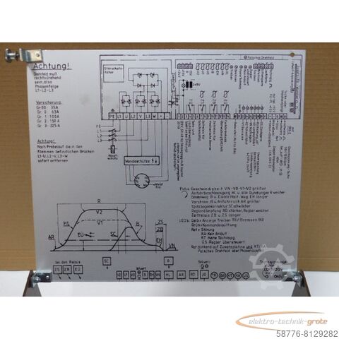 Komponente RST Elektronik ARC-0 Analoger Phasenschnittregler für Aufzüge