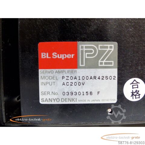Komponente Sanyo Denki PZ0A100AR42S02 Servo Amplifier - ! -